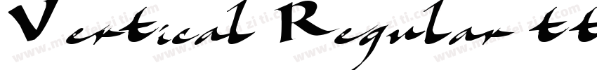 Vertical Regular ttstd字体转换
